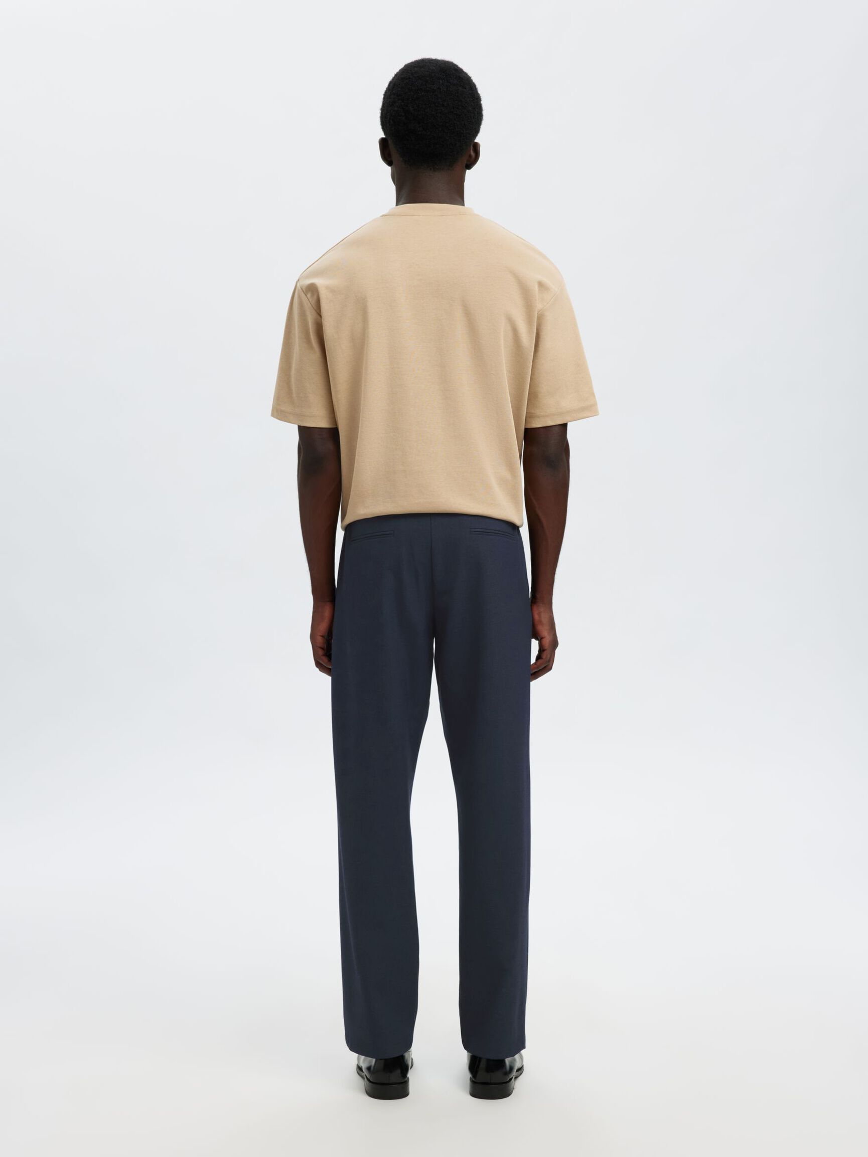 196 STRAIGHT FIT TROUSERS, Dark Sapphire, highres