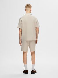 SEERSUCKER CHEMISE À MANCHES COURTES, Desert Taupe, highres