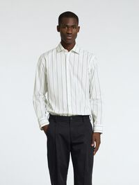RANDIG SLIM FIT-SKJORTA, Bright White, highres