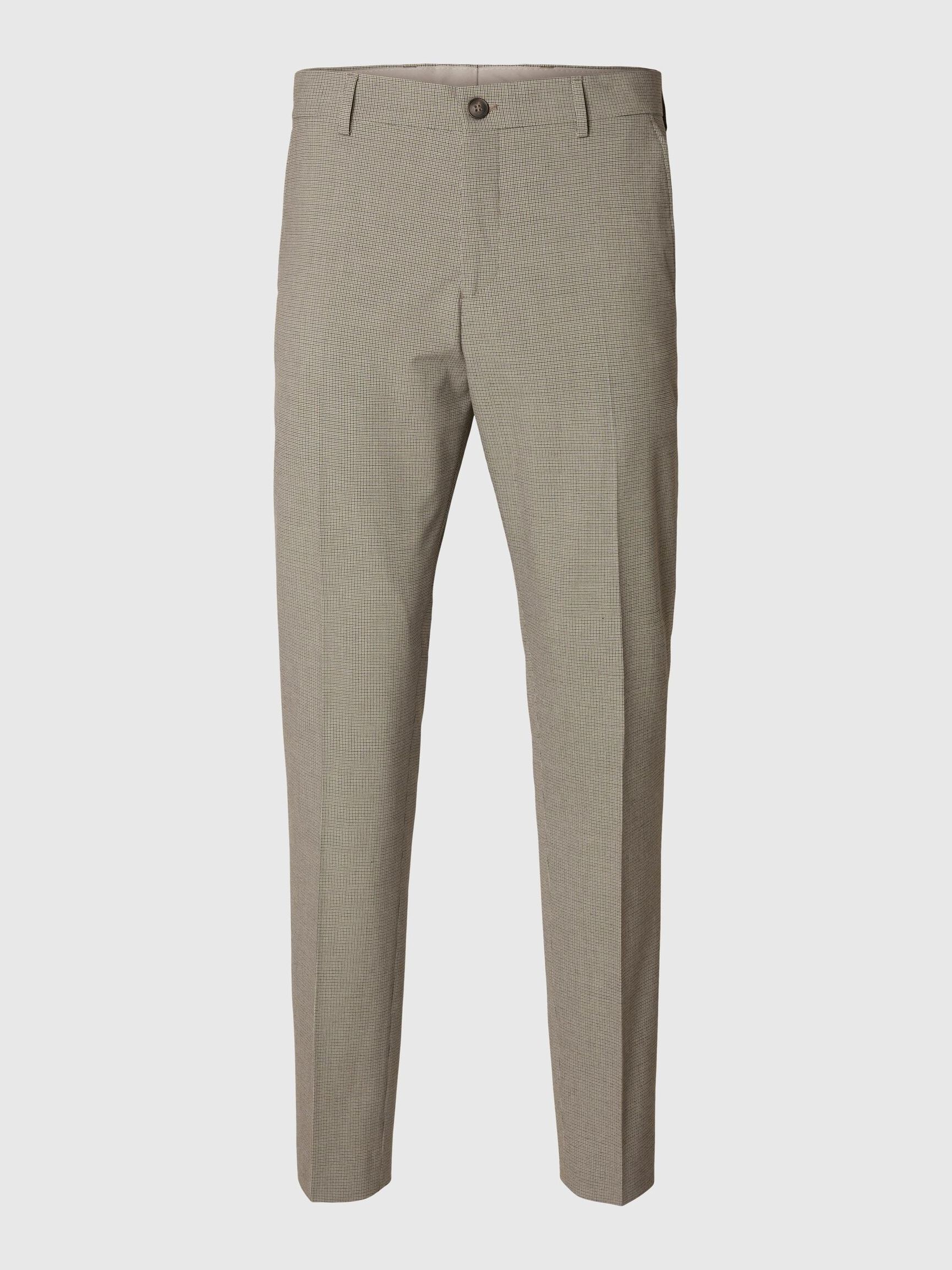 VISKOSEMIX SLIM FIT ANZUGHOSE, Brownie, highres