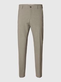 VISKOSEMIX SLIM FIT ANZUGHOSE, Brownie, highres