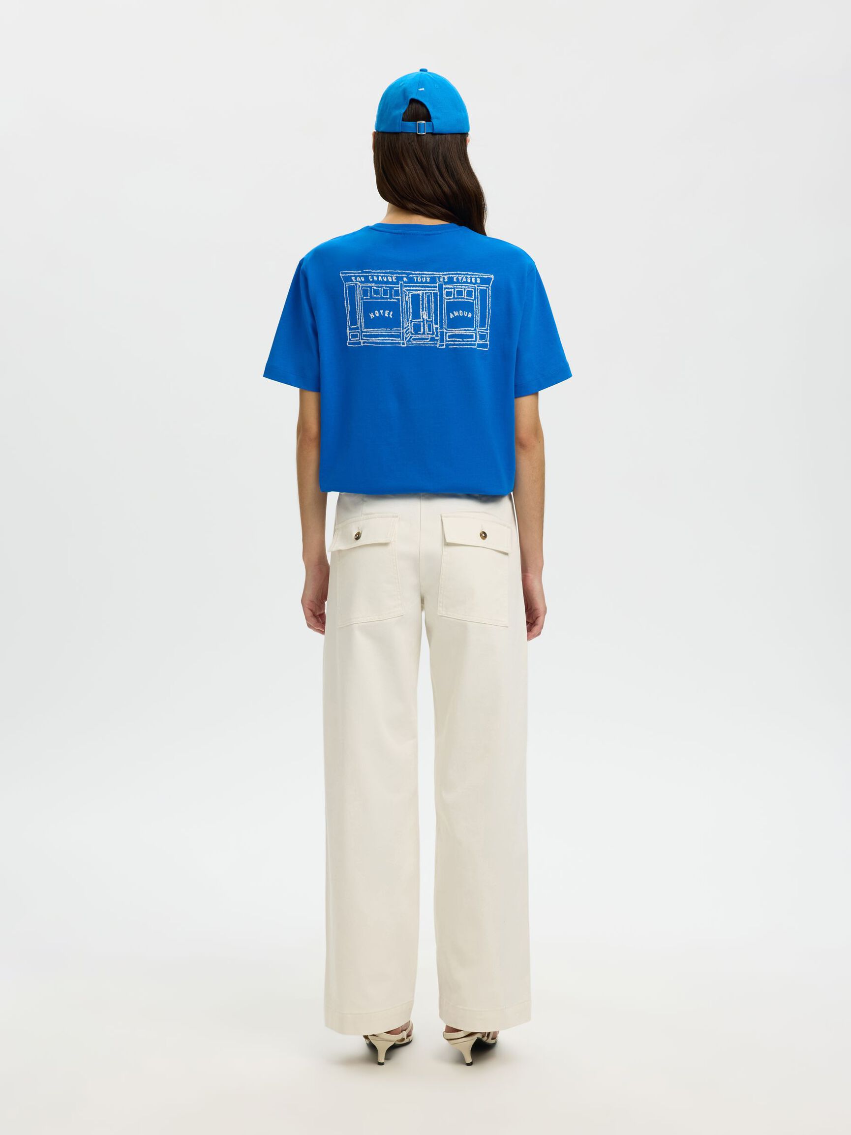 RELAXED FIT T-SHIRT, Victoria Blue, highres