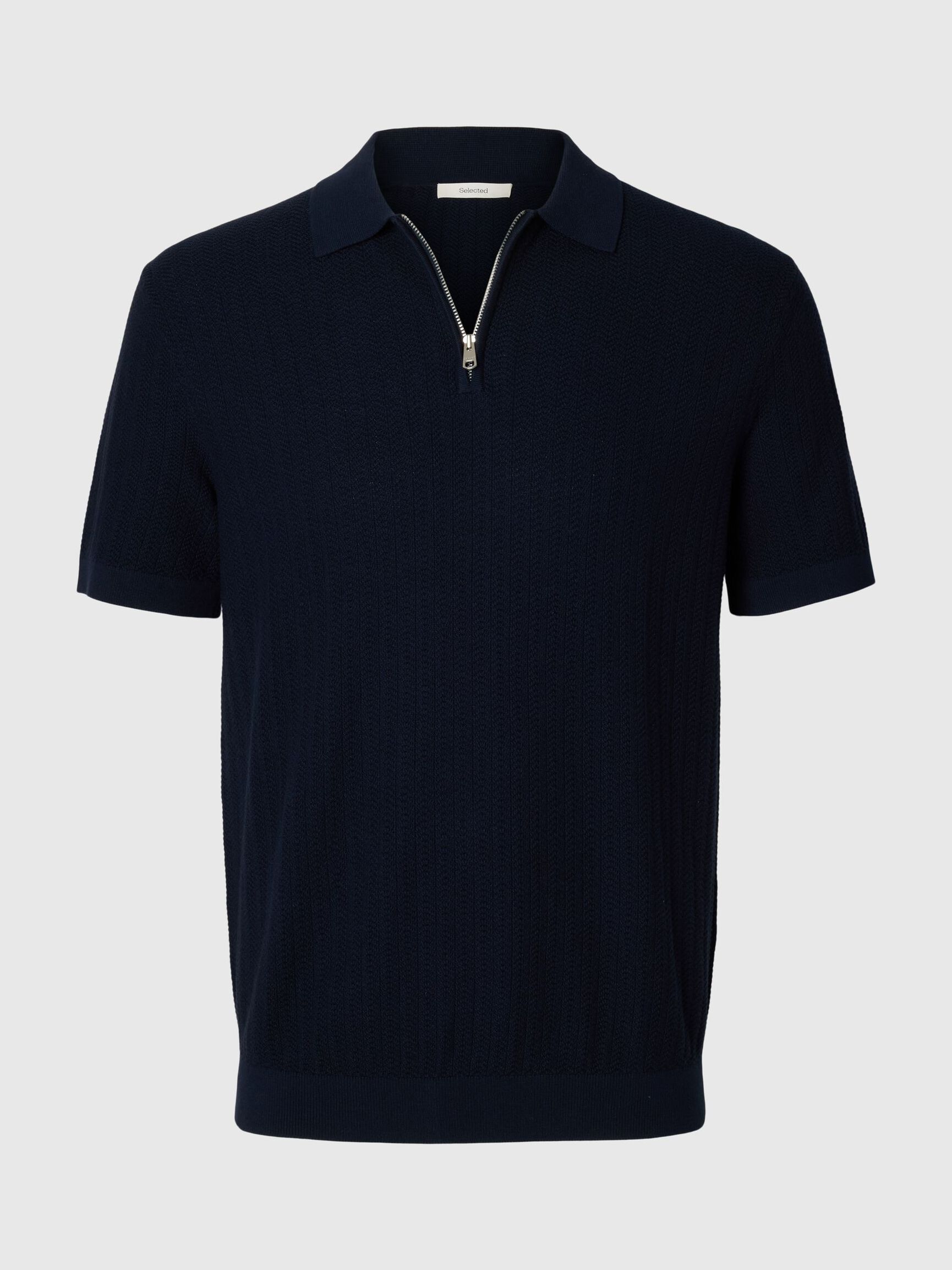 À FERMETURE ÉCLAIR POLO, Navy Blazer, highres