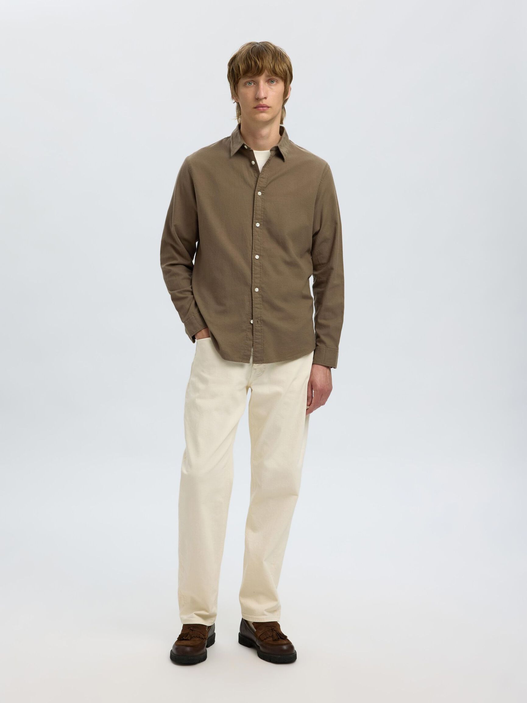 FLANELL HEMD, Morel, highres