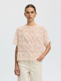 BOAT NECK TOP, Pale Dogwood, highres
