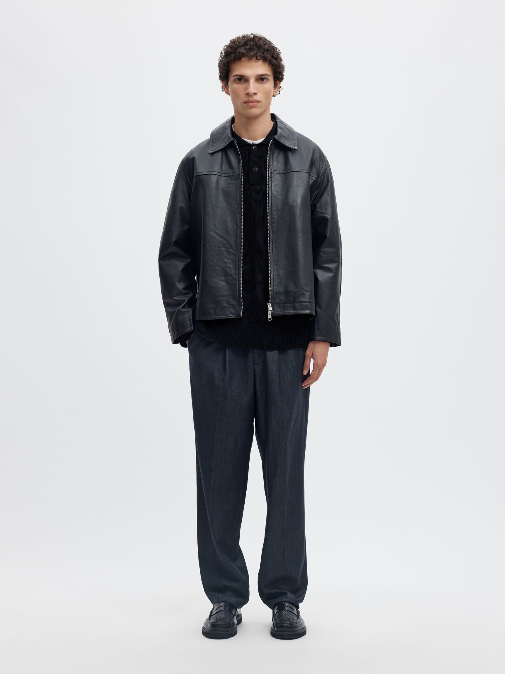 RIBBED PULLOVER, Sky Captain, highres