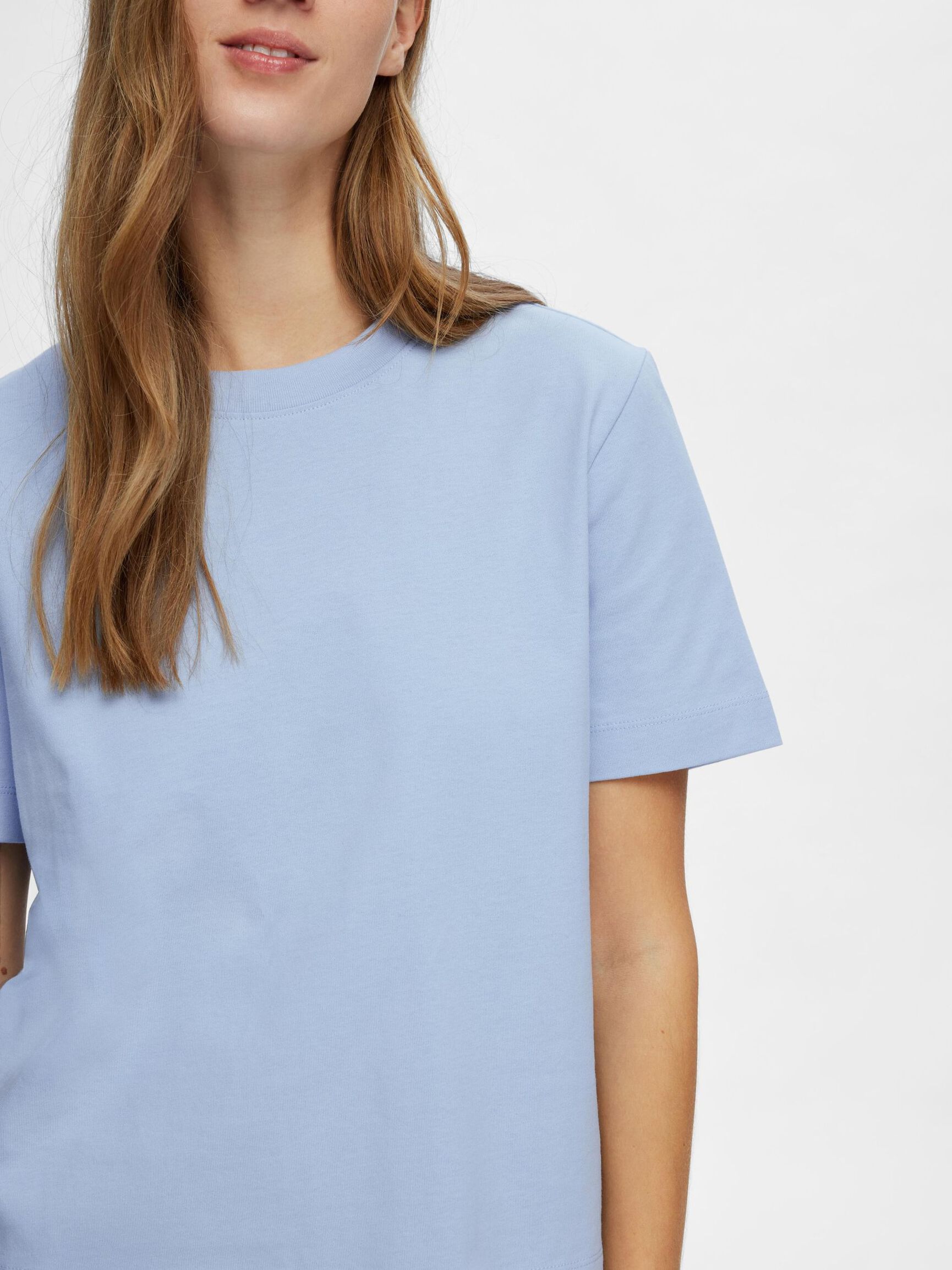 BOXY T-SHIRT, Cashmere Blue, highres