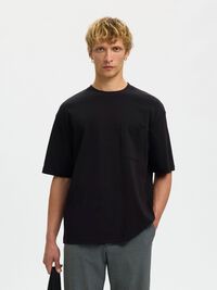 LOOSE FIT T-SHIRT, Black, highres