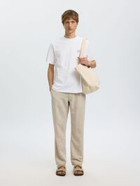 EMBROIDERED T-SHIRT, Bright White, highres