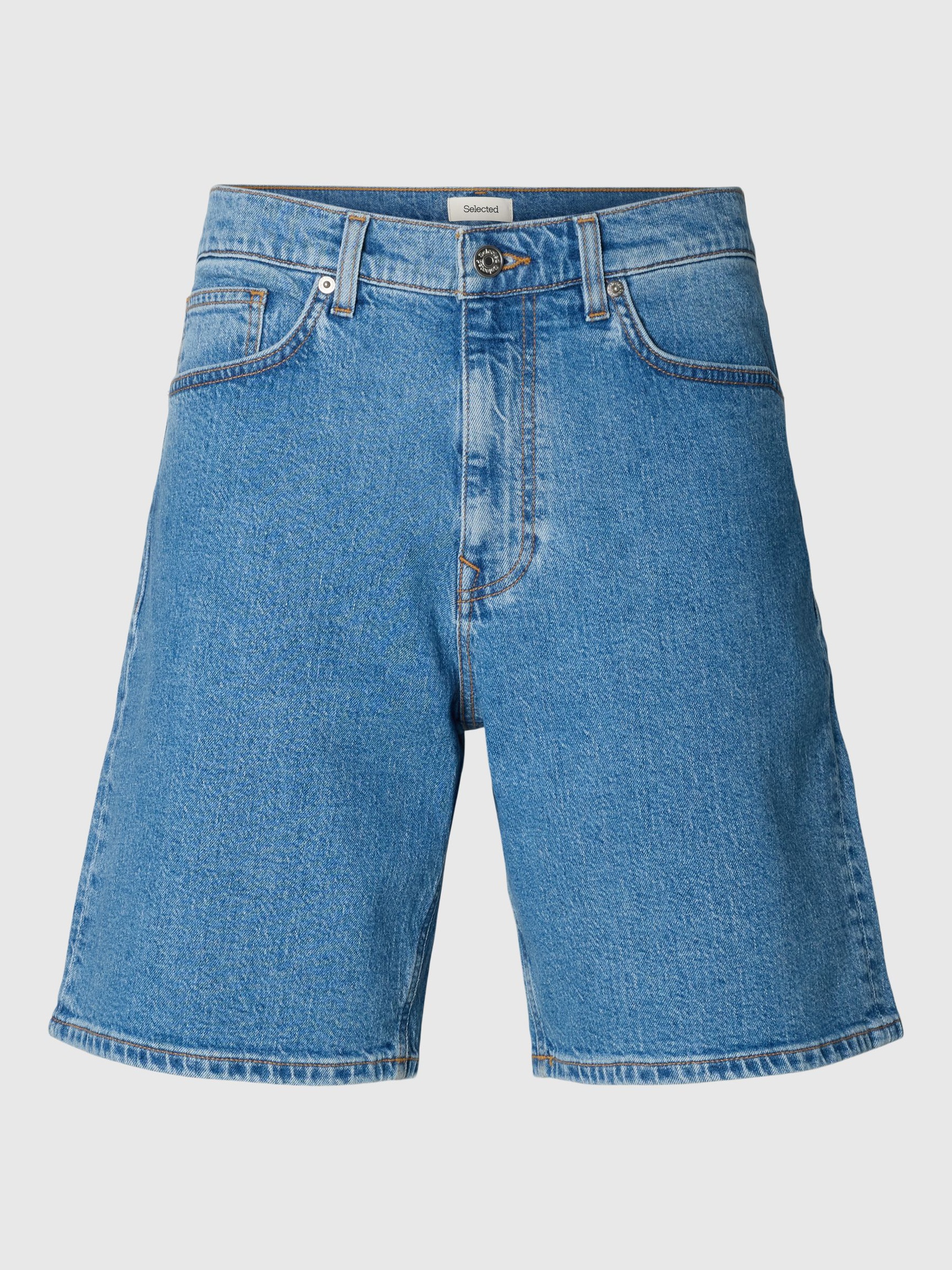 COUPE CLASSIQUE SHORTS EN JEAN, Light Blue Denim, highres