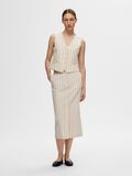 Selected PINSTRIPED WAISTCOAT, Sandshell, highres - 16094962_Sandshell_1127641_005.jpg