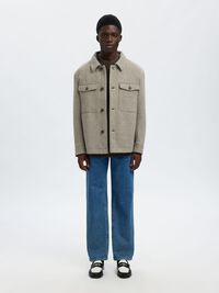 CASHMERE BLEND KNITTED PULLOVER, Demitasse, highres