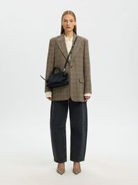 SMALL COW BAG, Black, highres