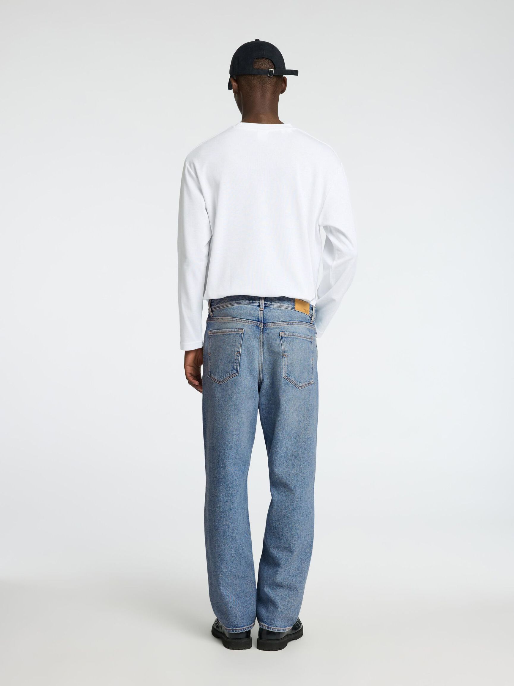220 LOOSE FIT JEANS, Blue Denim, highres