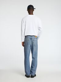 220 LOOSE FIT JEANS, Blue Denim, highres
