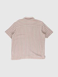 COTTON SHORT SLEEVED SHIRT, Egret, highres