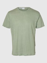 LINNEN T-SHIRT, Iceberg Green, highres