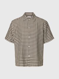 SHORT SLEEVED SHIRT, Turkish Coffee, highres