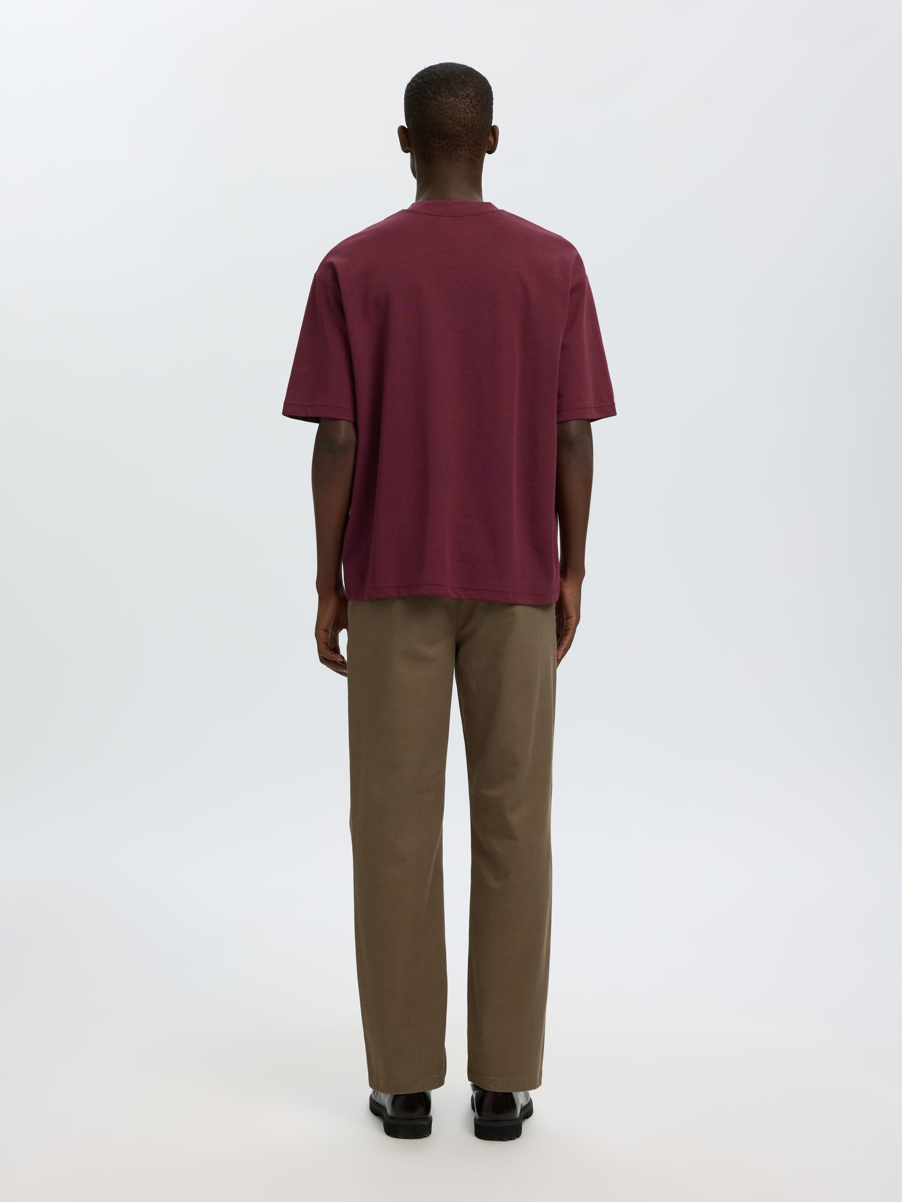 LOOSE FIT T-SHIRT, Tawny Port, highres