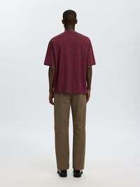 LOOSE FIT T-SHIRT, Tawny Port, highres