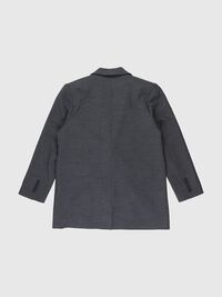 VISCOSE BLEND RELAXED BLAZER, Dark Grey Melange, highres
