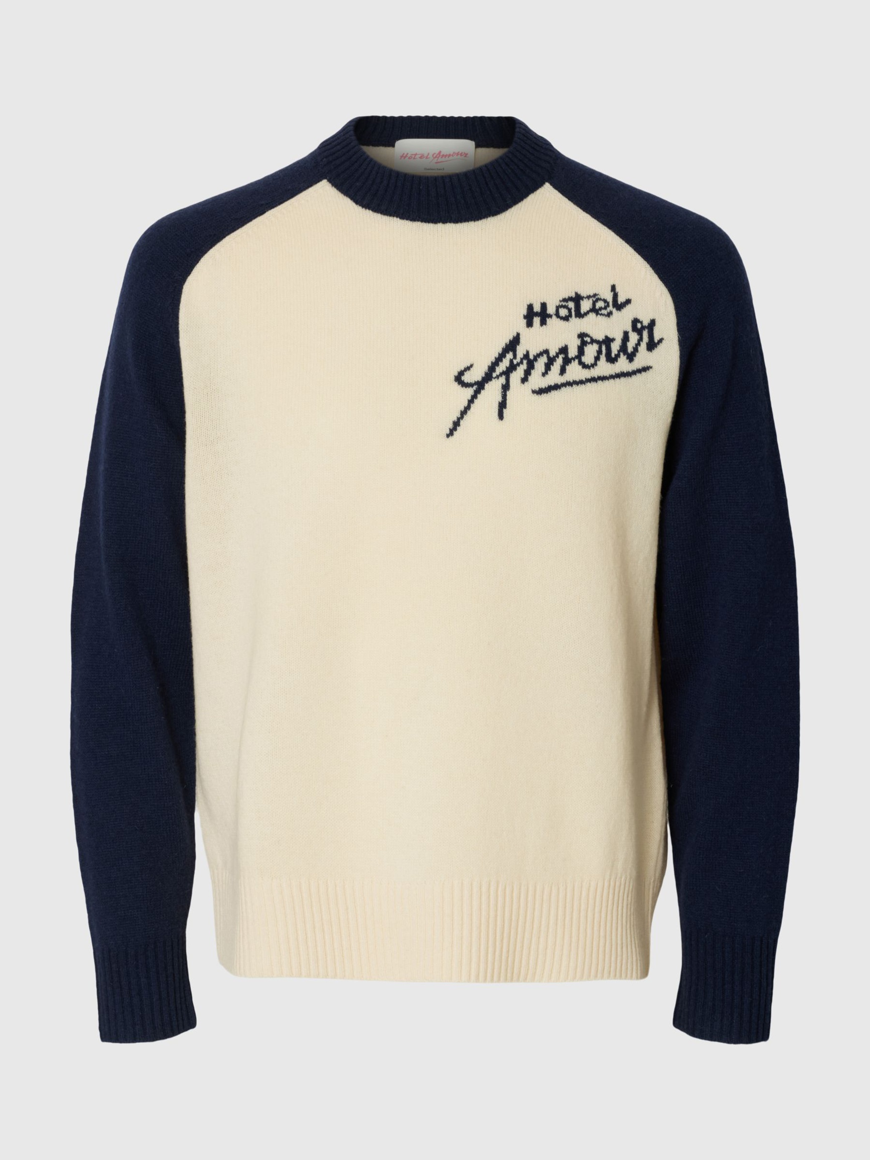 RELAXED FIT KNITTED JUMPER, Sky Captain, highres