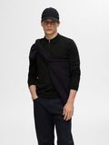 Selected STRICK LANGARM-POLOSHIRT, Black, highres - 16094271_Black_003.jpg