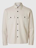Selected KLASSISCHES OVERSHIRT, Oatmeal, highres - 16085115_Oatmeal_001.jpg