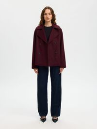 WOOL BLEND JACKET, Fig, highres