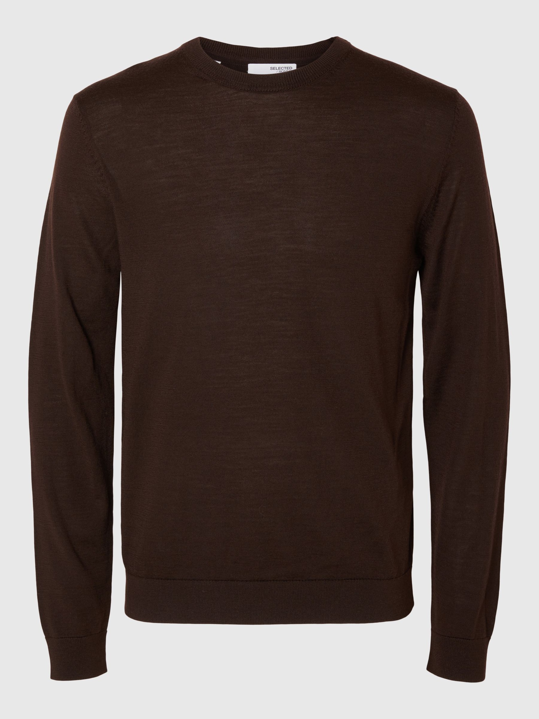 100% MERINOULD PULLOVER, Demitasse, highres