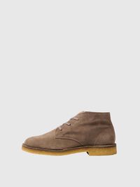 SUEDE CHUKKA BOOTS, Greige, highres