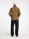 Selected WAXED COTTON JACKET, Ermine, highres - 16097932_Ermine_004.jpg