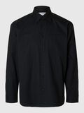 Selected RELAXED FIT TWILL SHIRT, Black, highres - 16096877_Black_001.jpg