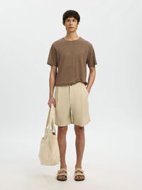 LIN T-SKJORTE, Chocolate Chip, highres