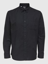 OXFORD SHIRT, Black, highres