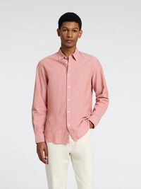 LONG SLEEVED SHIRT, Etruscan Red, highres