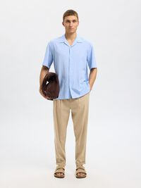 CROPPED RELAXED FIT HOSE, Chinchilla, highres