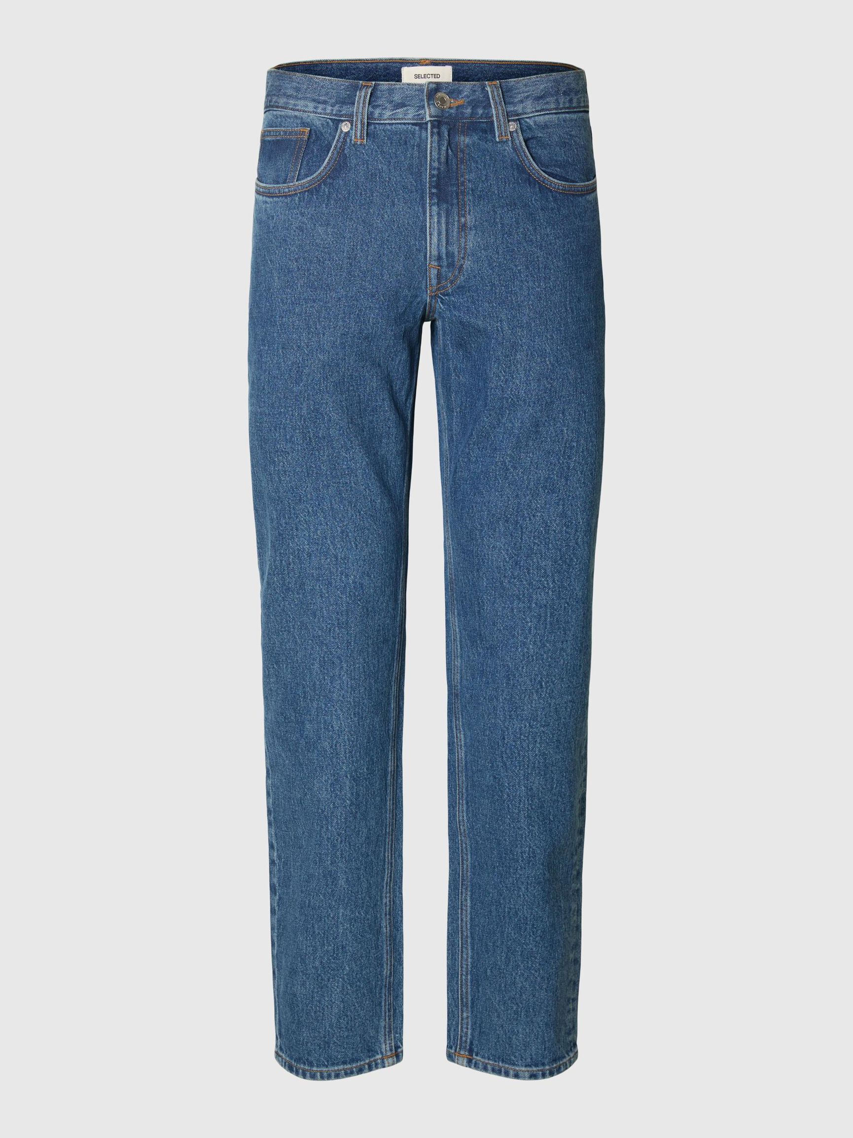 175 SLIM FIT JEANS, Medium Blue Denim, highres