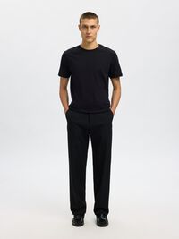 220 LOOSE-FIT TROUSERS, Black, highres