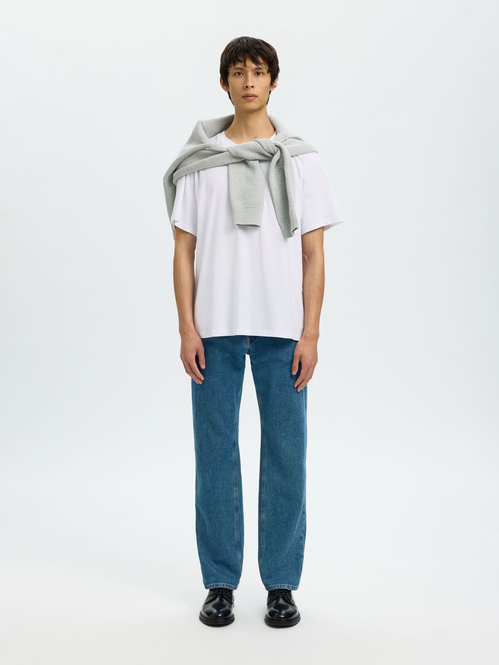 COTTON REGULAR FIT T-SHIRT, Bright White, highres