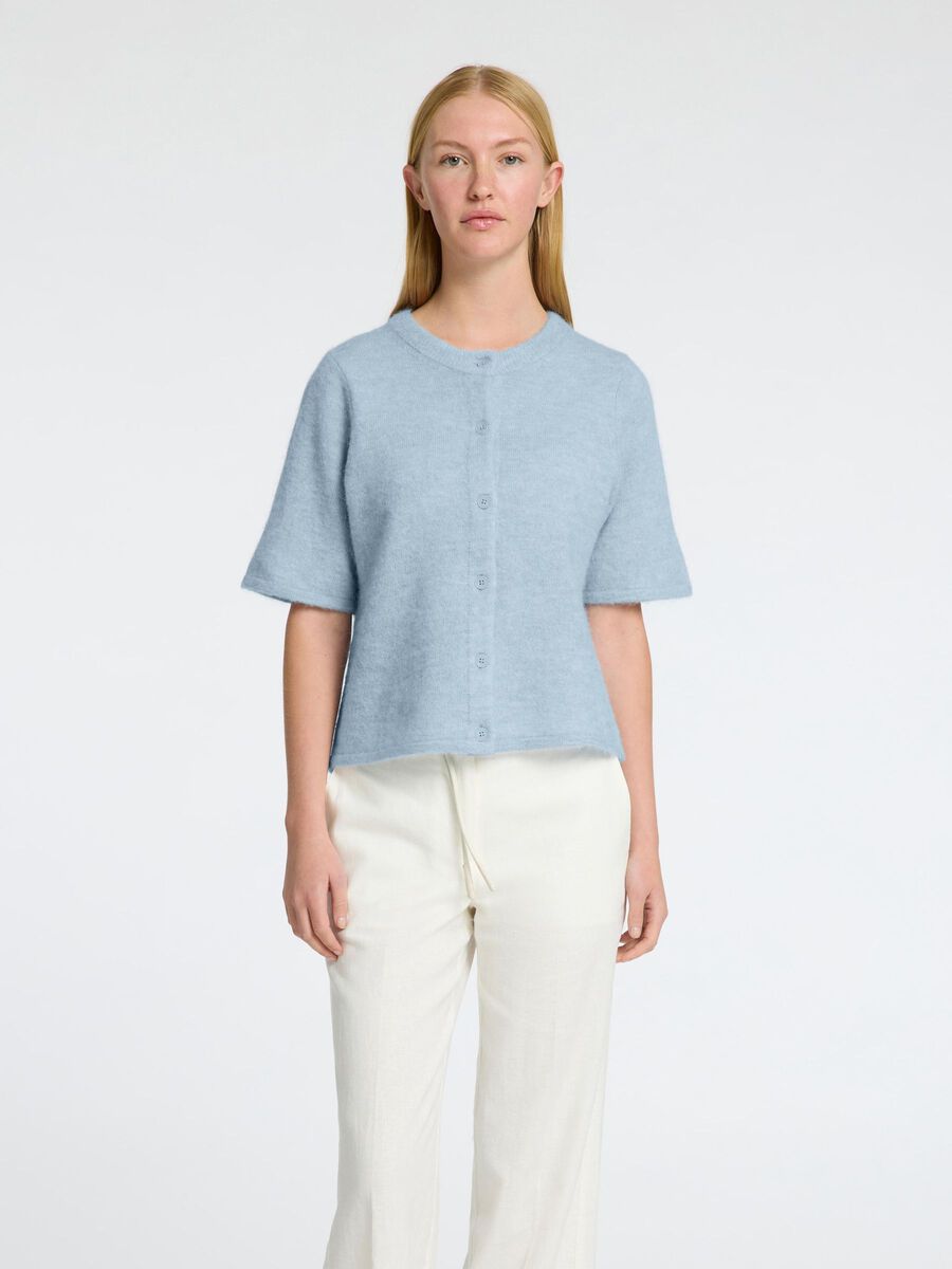Selected WOLMIX KORTE MOUWEN VEST, Cashmere Blue, highres - 16096194_CashmereBlue_1156485_003.jpg