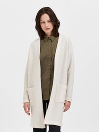 WOLL STRICKJACKE, Birch, highres