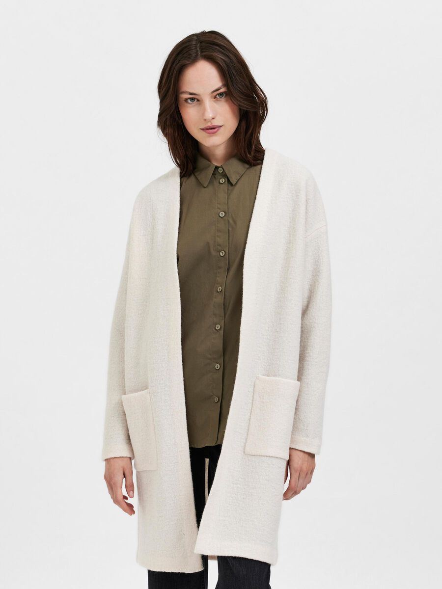 Selected WOOL CARDIGAN, Birch, highres - 16051787_Birch_003.jpg