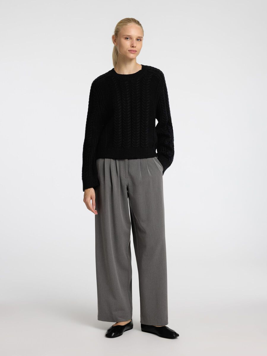 Selected ZOPFSTRICK PULLOVER, Black, highres - 16094753_Black_005.jpg