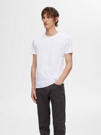 3-PACK COTTON T-SHIRT, Black, highres