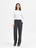 Selected VISCOSE BLEND WIDE-LEG TROUSERS, Dark Grey Melange, highres - 16089909_DarkGreyMelange_005.jpg