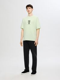 PRINT T-SHIRT, Dewkist, highres