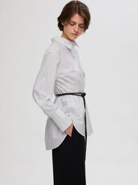 100% BAUMWOLL HEMD, Bright White, highres