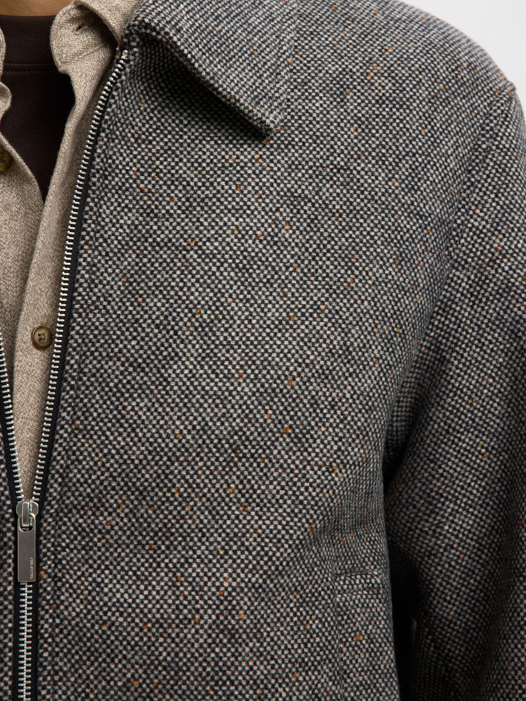 WOLLMIX KURZJACKE, Black, highres