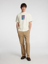 PRINT T-SHIRT, Egret, highres